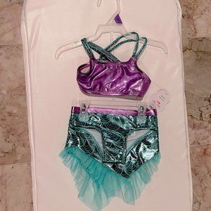 NWT 3-Piece Mermaid Bathing Suit UPF 50+